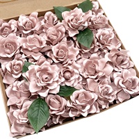 Mousse Simulation Gardenia Décoration de La Maison Fleur Saint Valentin Décoration De Mariage Décoration Bouquet