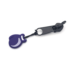 YYX Custom Soft Pvc Zipper Pull Ropa Caucho Plástico Cordón de goma Tiradores de cremallera - Product Image 6