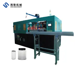 2 Cavity Hand Feeding Automatic 1600-1800BPH Jar Blowing Machine plastic jar making machine