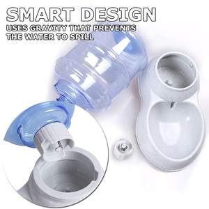 3.5L grande distributore di acqua per animali domestici cani gatti cane ciotola acqua piatto autoerogatore per animali domestici automatico gravità cane gatto acqua acqua - Product Image 3