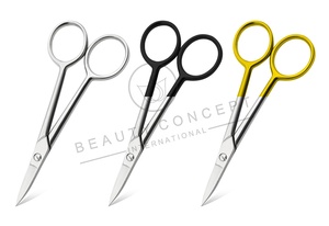 Ciseaux à cuticules extra fins à lame courbée pour droitiers, ciseaux de manucure multifonctionnels en acier inoxydable durable, kit de toilettage des ongles - Product Image 6