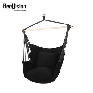 इनडोर और आउटडोर उपयोग के लिए कुशन सेट के साथ सुपर आरामदायक आधुनिक डिजाइन हैंगपैड चेयर हैममॉक - Product Image 3