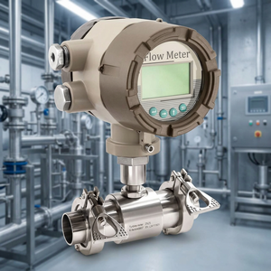 Medidor de Flujo Sanitario Digital de Turbina, Tri-Clamp, Acero Inoxidable, OEM - Product Image 3