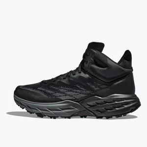 Outdoor Mountain Trail Running Shoes Breathable Knit Mesh <b>Black</b> Red Optional Anti Slip Wear Resistant Hiking Athletic Footwear - Product Image 2