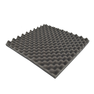 Черные огнестойкие акустические панели из пенопласта, используемые на стенах и потолках для уменьшения эха и реверберации - Product Image 3