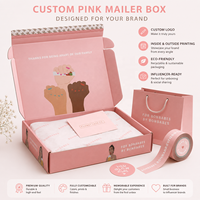 Ensemble d'emballage de luxe personnalisé pour marques, solution de branding pour petites entreprises, ensemble de boîtes d'expédition, ensemble de mode