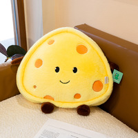 Coussin en peluche en forme de nourriture avec bras et pieds, formes Fromage, Toast, Oignon, Pomme de terre, pour la décoration de chambre d'adolescents, rembourrage en coton PP