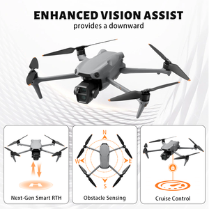 Drone DJ <span class=keywords><strong>Air</strong></span> 3S pour débutants, caméra 4K, transmission 20 km, détection d'obstacles omnidirectionnelle, autonomie de vol de plus de 40 minutes, moteur sans balais - Product Image 3