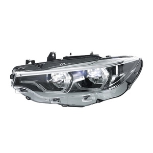 Conjunto de Faros Delanteros para Serie 4 (13-20), Modelo F32 Modificado, Luces LED de Doble Color de Alta Gama, Luces de Circulación Diurna Tipo Cuchara, Intermitentes, 12V 50W - Product Image 1