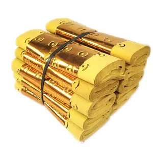 500 лист/packjoss бумага предок деньги желтый использованной бумаги для похорон и предок жертвовать развертки гроба