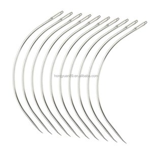 อุปกรณ์ทอผ้าผมแบบโค้งสแตนเลสเข็มเย็บผมแบบตะขอเกี่ยว - Product Image 2