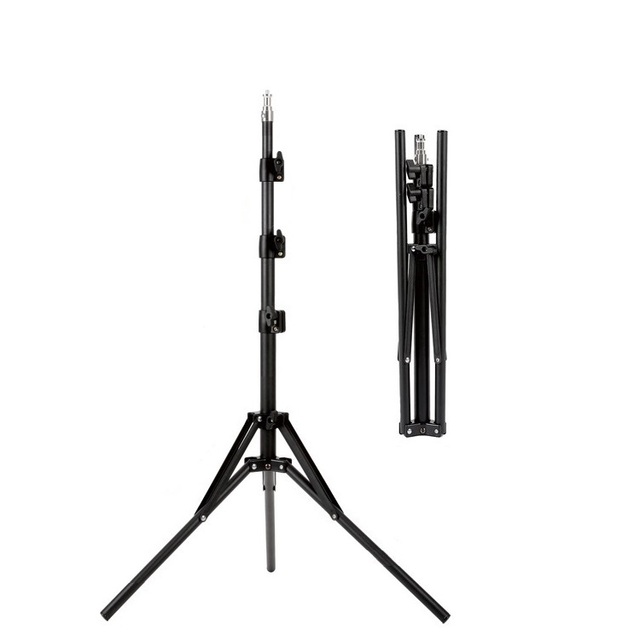 190CM 2.1M Portable Camera Video Light Stand Height Adjustable LED Ring Lamp Support Stands Live Stream Tripod