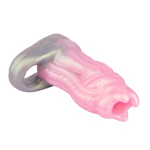 YOCY Nueva Funda para Pene, Funda de Dildo con Diseño de Monstruo de Fantasía, Juguete Sexual Erótico para Agrandar, Personalizado para Hombres, Precio de Fábrica al por Mayor, Juguetes para Parejas - Product Image 1