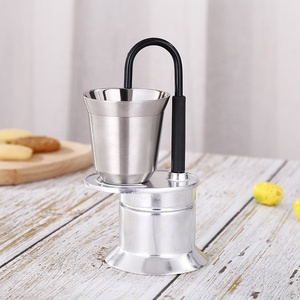 Mini estufa exprés de color mármol de estilo italiano, cafetera espresso de aluminio, olla <span class=keywords><strong>MOKA</strong></span> - Product Image 1