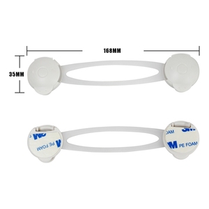 قفل خزانة ملابس زاوية للأطفال الصغار Probebi GC004L قفل حزام أمان للأطفال قفل لأبواب الخزانات - Product Image 3