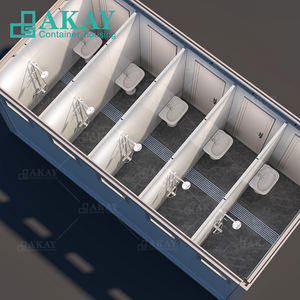 Livraison rapide WC extérieur durable <span class=keywords><strong>prix</strong></span> usine conteneur petite maison prête à expédier toilette portable - Product Image 4