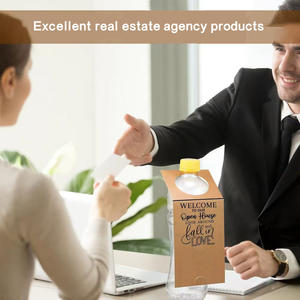 房地产开放房屋标志水瓶悬挂促销物品标签开放房屋房地产代理客户礼品 - Product Image 1