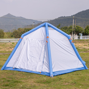 Carpa Inflable para Acampar, Carpa Grande, Refugio Portátil Inflable para Exteriores, Resistente a los Rayos UV, Impermeable, <span class=keywords><strong>Casa</strong></span> de Glamping Familiar - Product Image 5