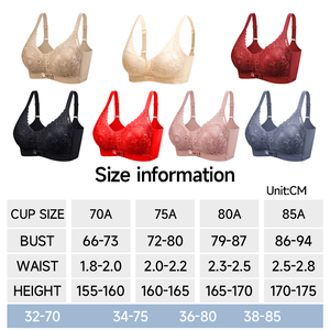 Reggiseno Senza Ferretto con Spalline Regolabili, Design con Lacci e Monete in Rame, 4 File 4 Colonne, Comodo Push-up - Product Image 4