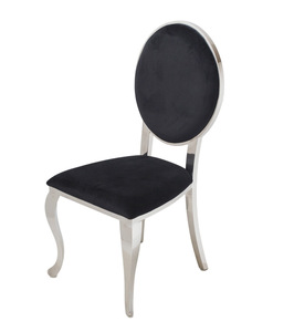 Chaises de <span class=keywords><strong>salle</strong></span> à manger économiques et élégantes Puruo Silver en acier inoxydable pour les fêtes, les mariages et les hôtels - Product Image 5