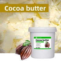 Beurre de cacao pur non raffiné, cru, pressé à froid, biologique, provenant de fèves de cacao naturelles, pour les soins de la peau, lotion corporelle, crème