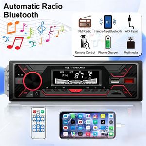 เครื่องเล่น MP3 ในรถยนต์แบบยูนิเวอร์แซล วิทยุ FM USB TF เสียงคุณภาพสูง พร้อมรีโมทคอนโทรล ไมโครโฟนในตัว - Product Image 4