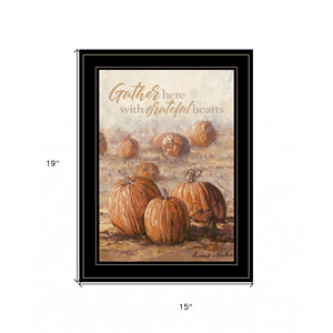 2 stampe artistiche da parete con cornice nera HMS si riuniscono qui con cuori riconoscenti - Product Image 5