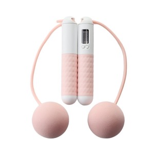 Cuerda de Saltar Inteligente Jineng con Contador Electrónico de 3m, para Ejercicio en Interiores, con Bola de Silicona con Peso, Doble Uso - Product Image 5