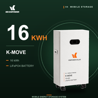 Système de stockage d'énergie solaire 15 kWh, batterie lithium murale pour l'énergie solaire domestique