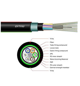 Cable de Fibra Óptica 4 6 24 72, Precio por 100m, GYTY53 1+5/1.7, Cable de Fibra Óptica Monomodo de 6 Núcleos por Metro, Par de Núcleos, para Ductos y Aire - Product Image 5