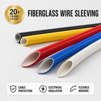 Manchon en silicone électrique offrant une protection d'isolation de classe F 200°C pour les moteurs, les équipements électriques et la protection des câbles