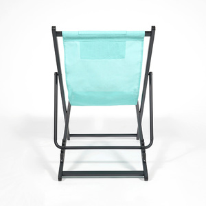 Chaise longue de <span class=keywords><strong>jardin</strong></span> durable pour piscine extérieure avec coussin de soleil <span class=keywords><strong>pliable</strong></span> en <span class=keywords><strong>aluminium</strong></span> pour la salle de sport, la plage, avec un matériau en tissu de fer - Product Image 5