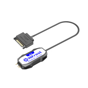 HiFrost 5V 3Pin ArGB Fan <b>Controller</b> SATA Power Adapter For PC Case <b>RGB</b> Lighting Control Hub - Product Image 1