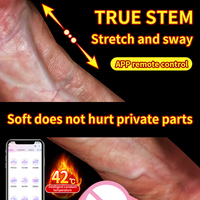 Neues Upgrade Mobile App Control Rotierende Heiz funktion Teleskop stimulus Starke Vibration G-Punkt Vibrierender realistischer Dildo