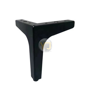 YIJUN Furniture Legs Metal Black Heavy Duty Modern Minimalist <b>Cabinet</b> Support 837 - Product Image 1
