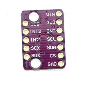 OKY3259-5 GY-LSM6DS3 6DOF 3 แกนเครื่องวัดความเร่งไจโรสโคปความแม่นยำสูงโมดูลเซ็นเซอร์ตรวจจับความเคลื่อนไหว I2C/SPI สำหรับอาร์ดูโน่และราสเบอร์รี่ปี่ - Product Image 1