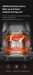 หม้อทอดไร้น้ำมันสแตนเลสขนาดใหญ่15L กะทัดรัดทำความร้อนแบบคู่พร้อมตะกร้าถอดได้สองชั้นประหยัดพื้นที่สำหรับใช้ในครัวเรือน - Product Image 2