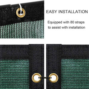 <span class=keywords><strong>Filet</strong></span> de jardin en HDPE robuste, vert, écran d'intimité, clôture, tissu pare-<span class=keywords><strong>vent</strong></span>, tissu d'ombrage, <span class=keywords><strong>filet</strong></span> d'ombrage pour mur extérieur, porche - Product Image 2