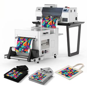 LIVRAISON GRATUITE ÉTATS-UNIS Imprimante DTF XP600 33 cm pour bureau, machine d'impression à rouleau électrique à encre blanche pour <span class=keywords><strong>transfert</strong></span> sur T-shirt et film PET - Product Image 1