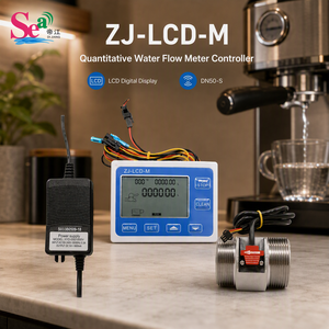 เครื่องควบคุมการไหลของน้ำแบบดิจิตอล ZJ-LCD-M พร้อมเซ็นเซอร์วัดการไหล DN50-S สำหรับเครื่องบรรจุของเหลว - Product Image 1