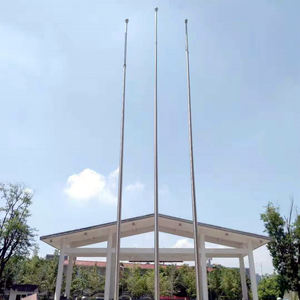 Китай нержавеющая сталь флагшток <span class=keywords><strong>20</strong></span> футов конический флагшток флаг столб стенд - Product Image 3