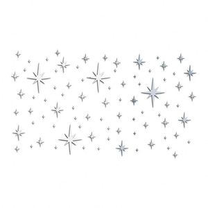Miroir réfléchissant en acrylique 3D populaire, décoration murale pour chambre d'enfant, autocollant mural imperméable auto-adhésif - Product Image 1