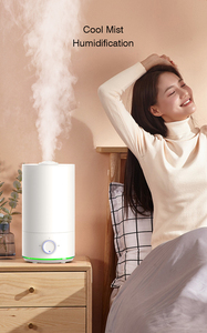 RUNAL Kc 쿨 미스트 메이커 대용량 초음파 가습기 가정용 컬러풀 나이트 라이트 포함 - Product Image 3