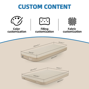 SUREWALHOME <span class=keywords><strong>Matelas</strong></span> de couchage auto-gonflant simple pour invités, <span class=keywords><strong>matelas</strong></span> de camping en mousse avec pompe intégrée - Product Image 6