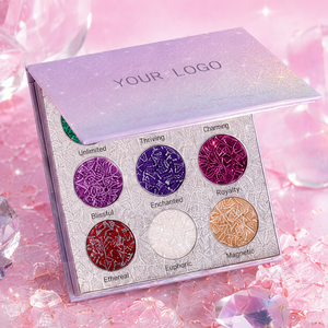 Paleta de sombras de ojos de 9 colores de la serie Shimmer de MLM Cosmetics con tonos perlados que cambian de color para un maquillaje de ojos radiante. - Product Image 2