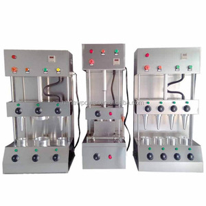 Machine à cônes à pizza automatique à 4 têtes, chauffage électrique 110v 220v, machine à cônes à pizza en acier inoxydable - Product Image 5