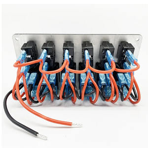 แผงสวิตช์มารีน 6 <span class=keywords><strong>ช</strong></span>่อง กันน้ำระดับ IP66 พร้อมเบรกเกอร์ สำหรับระบบ<span class=keywords><strong>ไฟ</strong></span>ฟ้า 12V/24V ของเรือ รถบรรทุก รถบ้าน - Product Image 3