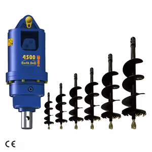 Hot Verkoop 3500 Mini Graafmachine Bevestiging Aarde Vijzel Boormachine Met Motor 3.5 Ton Graafmachine Accessoire - Product Image 1