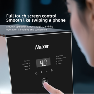 Máquina para hacer cubitos de hielo transparente <span class=keywords><strong>Nugget</strong></span> de encimera profesional Naixer Smart 132LBS/24H <span class=keywords><strong>Nugget</strong></span> Small Ice Makers Countertop - Product Image 4