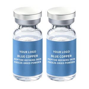 Poudre lyophilisée végétalienne au cuivre bleu Oligopeptide : Éclat de la peau, hydratation <span class=keywords><strong>intense</strong></span>, réduction des rides, anti-âge, réparation et renouvellement corporel - Product Image 2